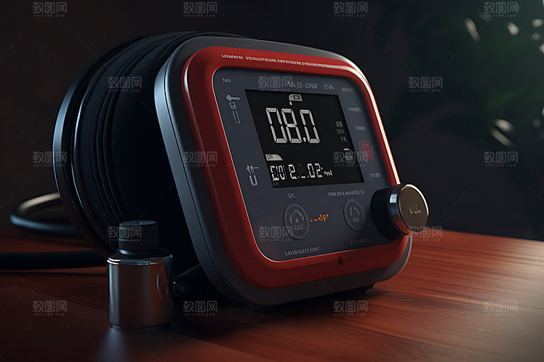 血压计模型高清效果图