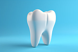 牙齿医疗补牙模型