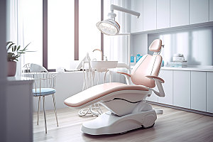 牙科医院清洁现代效果图