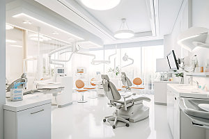 牙科医院治疗室设计效果图