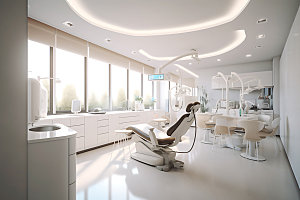 牙科医院卫生清洁效果图