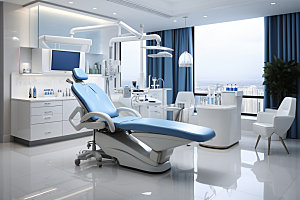 牙科诊所设备医护摄影图