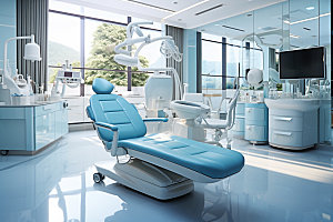 牙科诊所设备器械摄影图