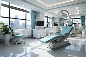 牙科诊所医院科技摄影图