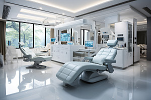 牙科诊所设备治疗摄影图
