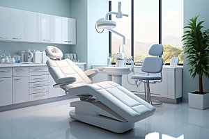 牙科诊所设备科技摄影图