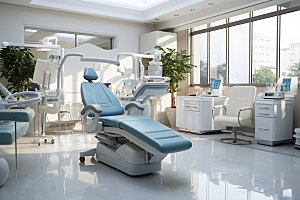 牙科诊所器械诊室摄影图