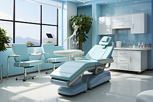 牙科诊所治疗器械摄影图
