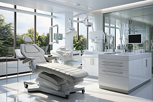 牙科诊所医院治疗摄影图