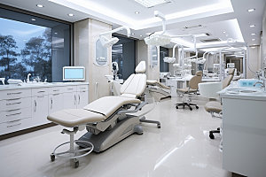 牙科诊所科技治疗摄影图