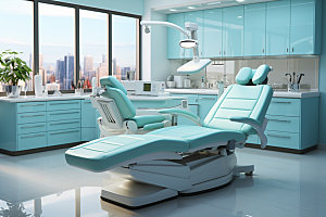 牙科诊所治疗高清摄影图
