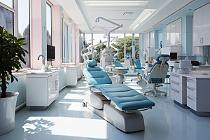 牙科诊所器械治疗摄影图