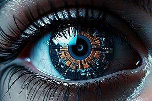 眼睛科技感视力插图