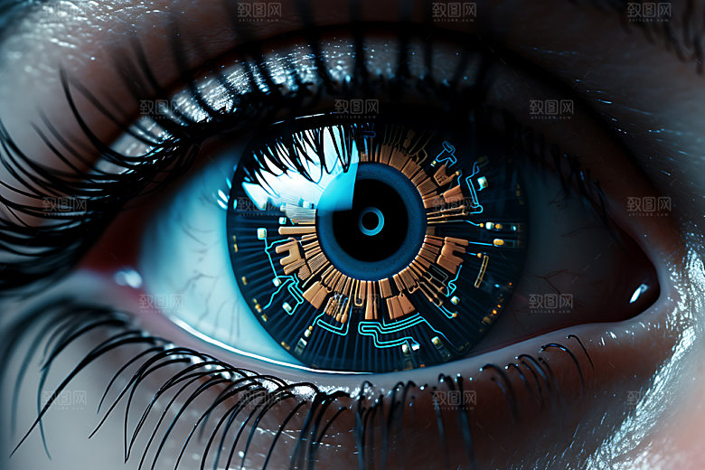 眼睛科技感视力插图