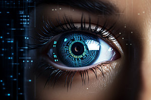 眼睛科技感未来插图