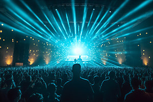 演唱会观众表演现场视觉效果图