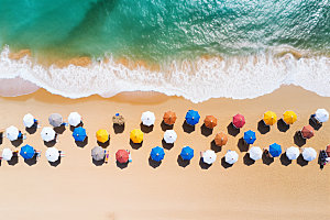 夏季海边高清旅游摄影图