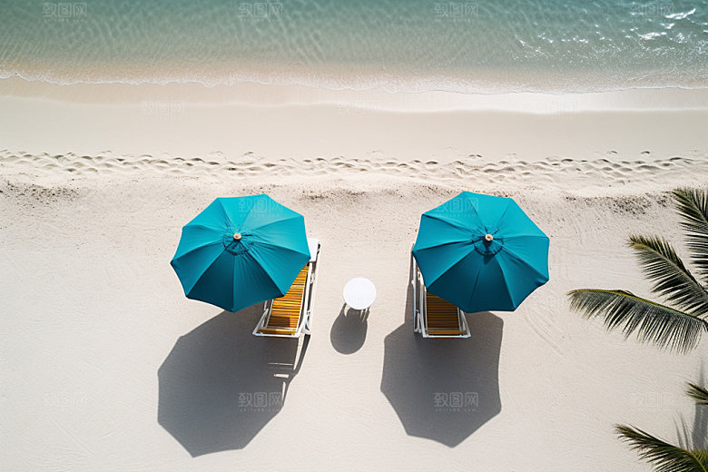 夏季海边高清旅行摄影图