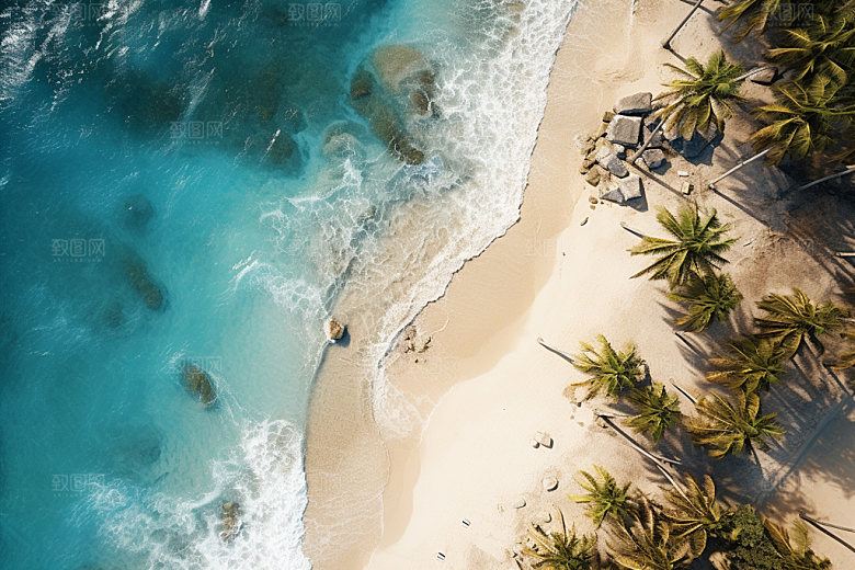 夏季海边旅行旅游摄影图