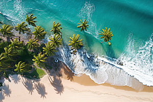 夏季海边高清夏日摄影图