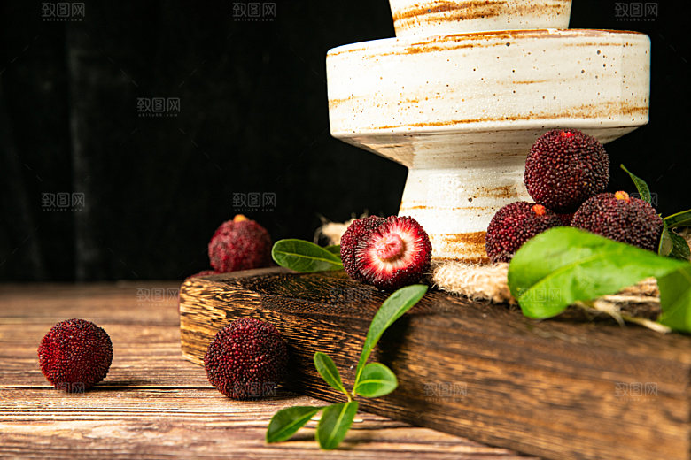 杨梅夏季水果美味摄影图
