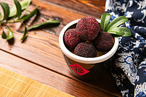 杨梅夏季水果美味摄影图
