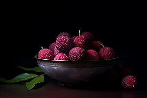 杨梅夏季水果摄影图