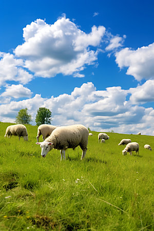 羊自然家畜摄影图