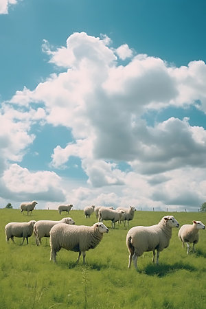 羊自然家畜摄影图