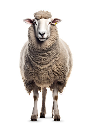 羊放羊哺乳动物摄影图