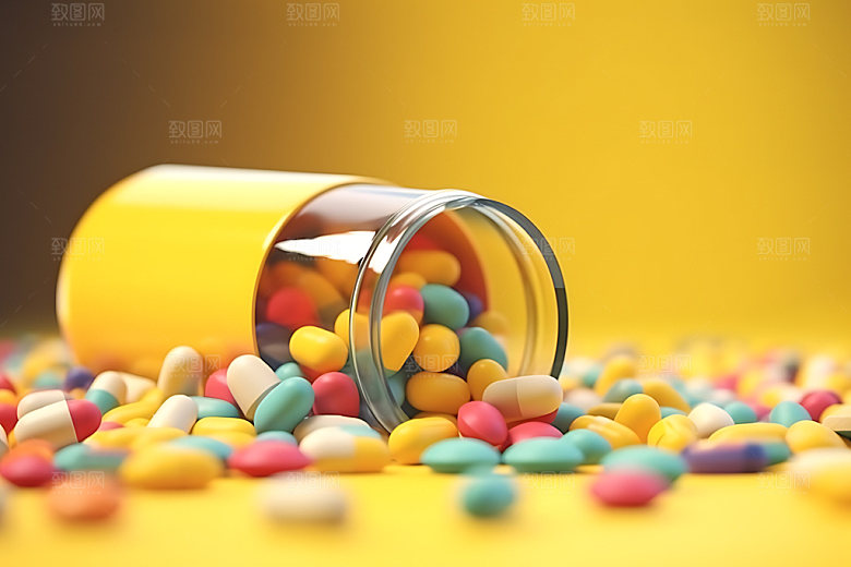 药品高清治疗摄影图