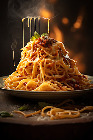 意大利面主食高清摄影图