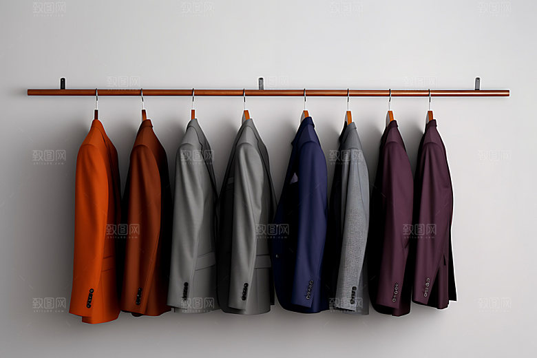 衣架衣物电商配图服装展示摄影图