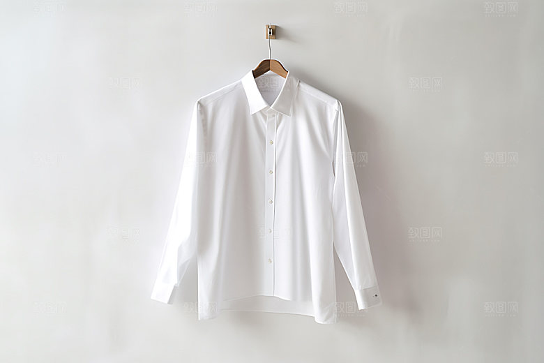 衣架衣物服装展示衣物悬挂摄影图