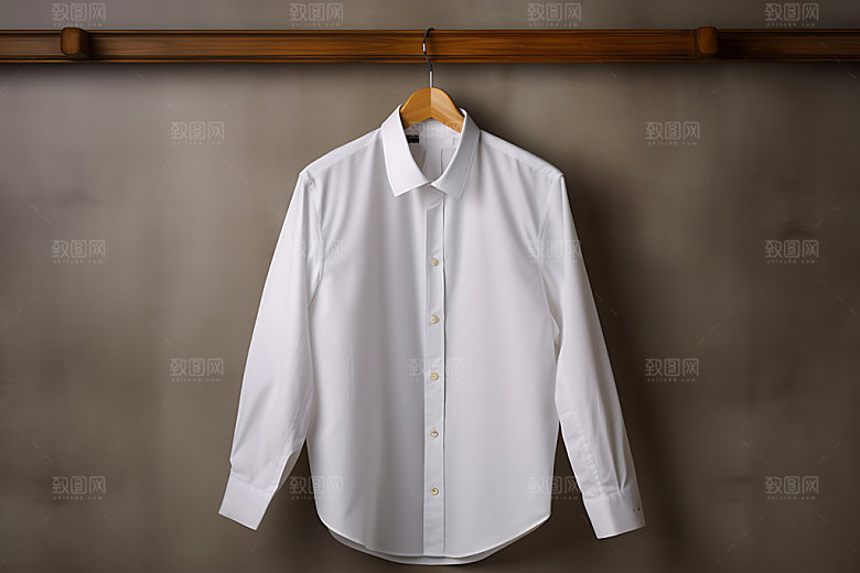 衣架衣物高清服装展示摄影图