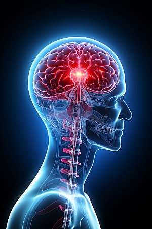 大脑神经系统医疗插图