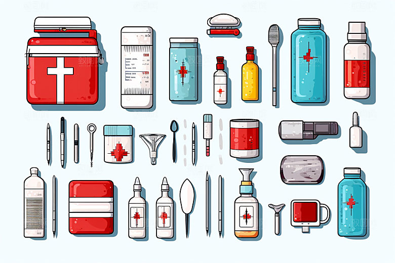 医疗用品健康医护图标