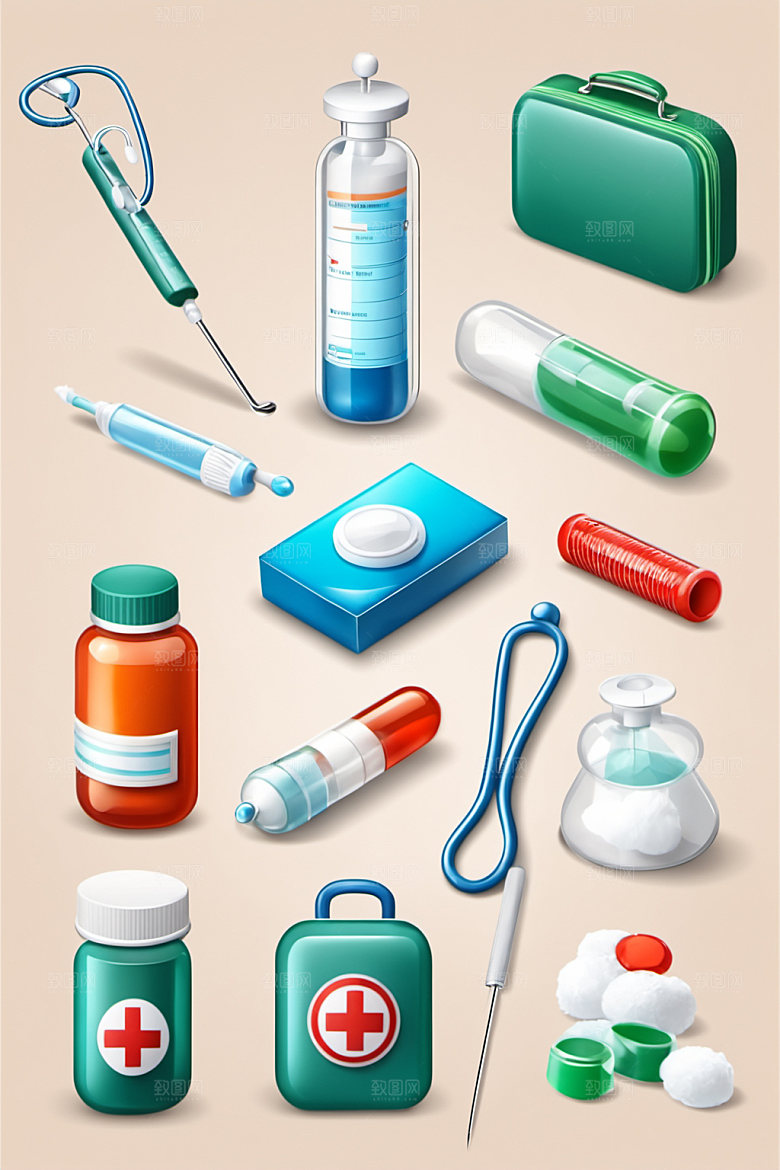 医疗icon用品图标