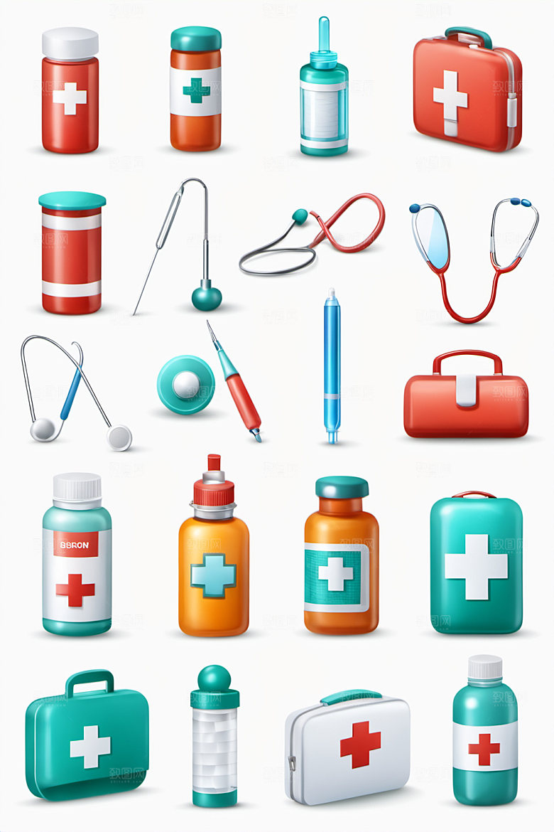 医疗用品健康图标