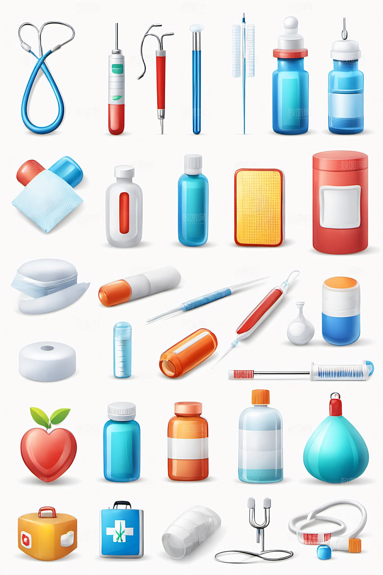 医疗用品健康图标