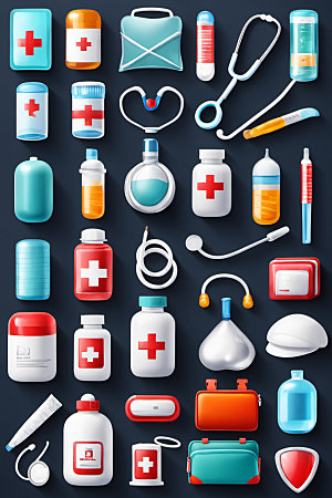 医疗icon健康图标