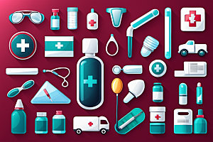 医疗卫生icon图标