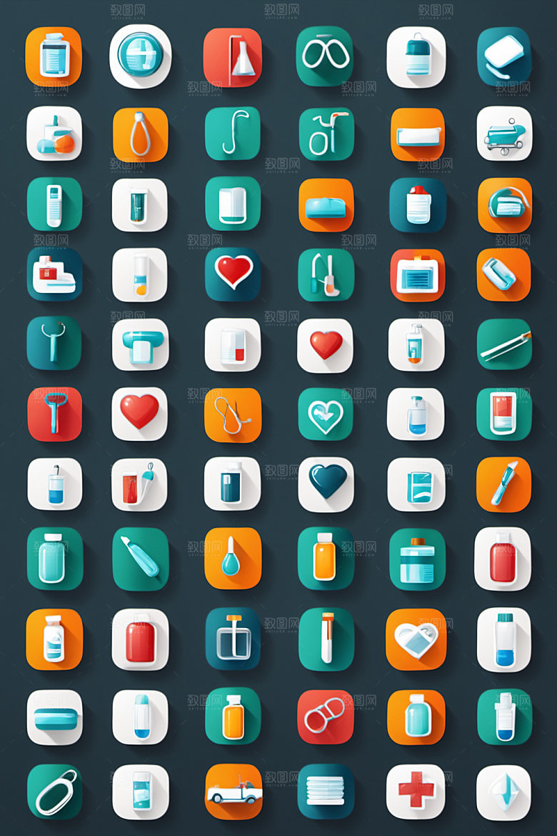 医疗用品icon图标