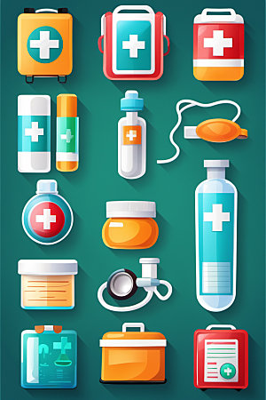 医疗icon健康图标