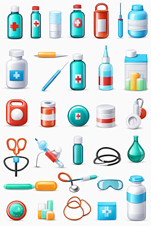 医疗平面icon图标
