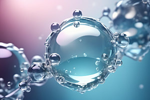 医美细胞元素泡泡模型