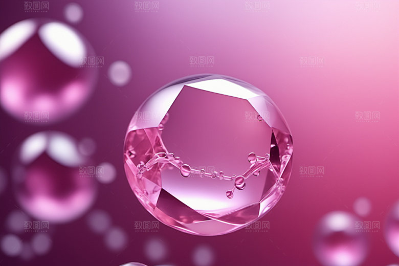 医美细胞护肤分子模型