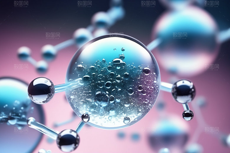 医美细胞护肤3D模型
