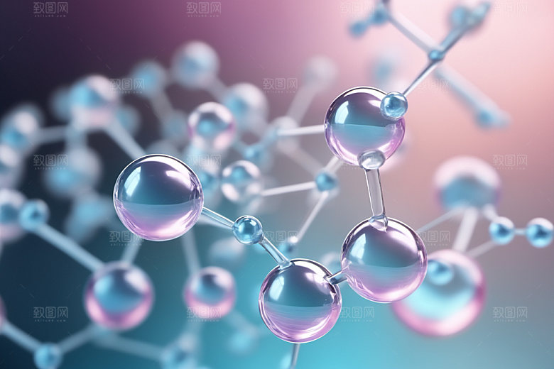 医美细胞泡泡分子模型