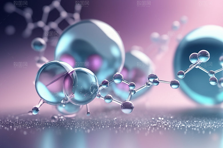 医美细胞护肤3D模型